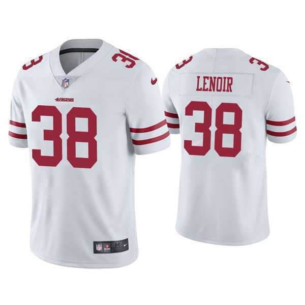 Men & Women & Youth San Francisco 49ers #38 Deommodore Lenoir White Vapor Untouchable Limited Jersey